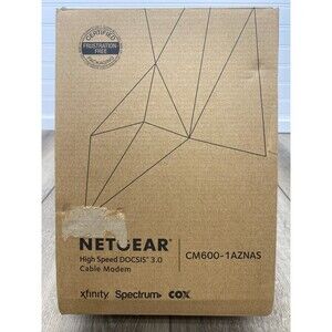 NETGEAR CM600 HIGH SPEED CABLE MODEM DOCSIS 3.0 XFINITY SPECTRUM COX MAC